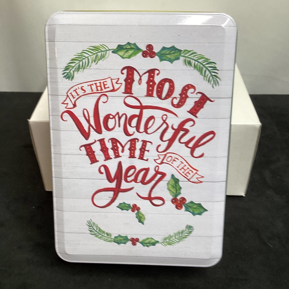 Christmas Tin -Its the Most Wonderful Time of the Year